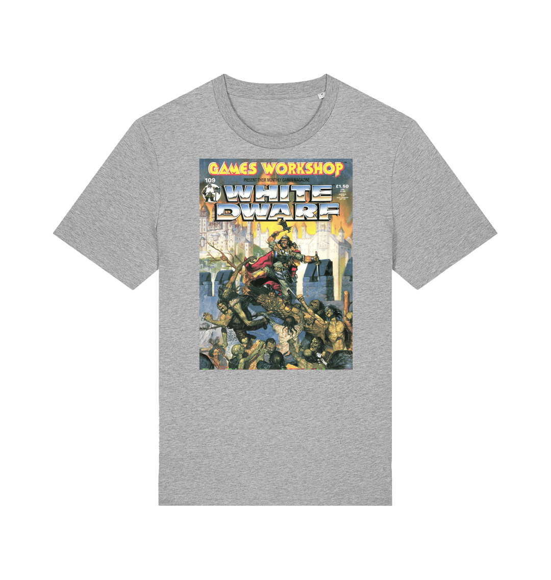 Heather Grey Printed T-shirt Front